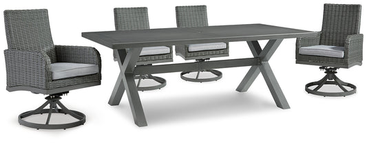 Elite Park Outdoor Dining Table and 4 Chairs