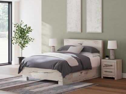 Lawroy  Panel Bed With Storage