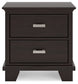 Covetown Twin Panel Bed with Mirrored Dresser, Chest and Nightstand