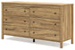 Bermacy Queen Panel Headboard with Dresser, Chest and Nightstand