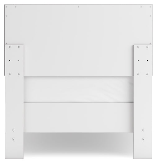 Hallityn Twin Panel Headboard with Dresser, Chest and 2 Nightstands