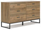 Deanlow Twin Platform Bed with Dresser, Chest and Nightstand