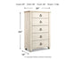 Willowton Queen Sleigh Bed with Mirrored Dresser, Chest and Nightstand