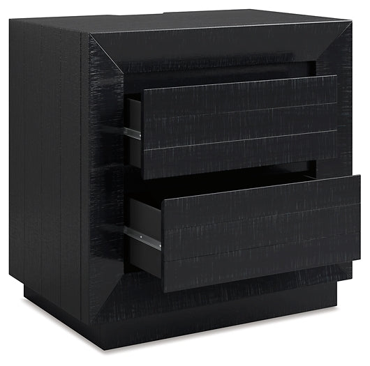 Londer Two Drawer Night Stand